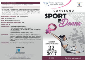 CONVEGNO SPORT E DONNA