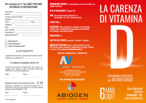 LA CARENZA DI VITAMINA D